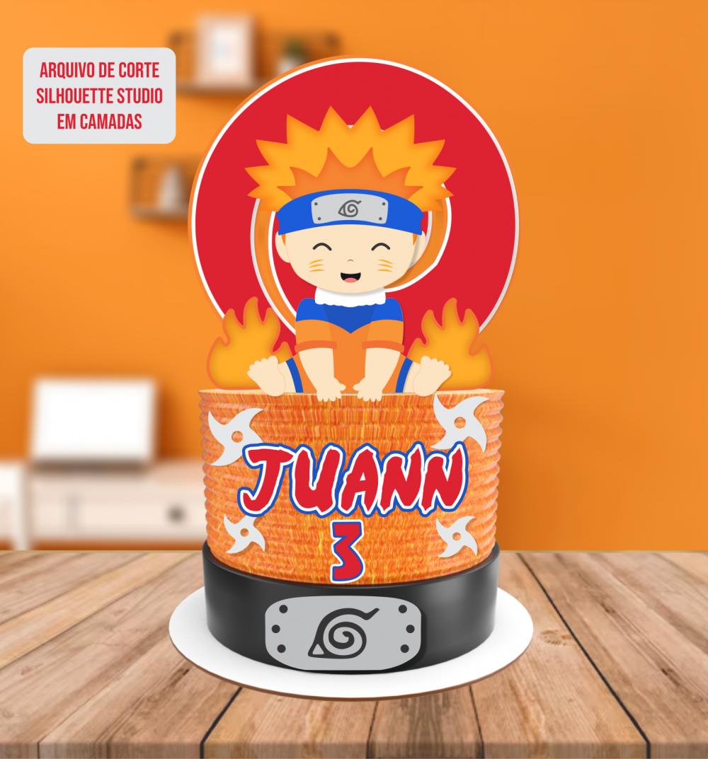 Topo de Bolo Naruto Arquivo de Corte