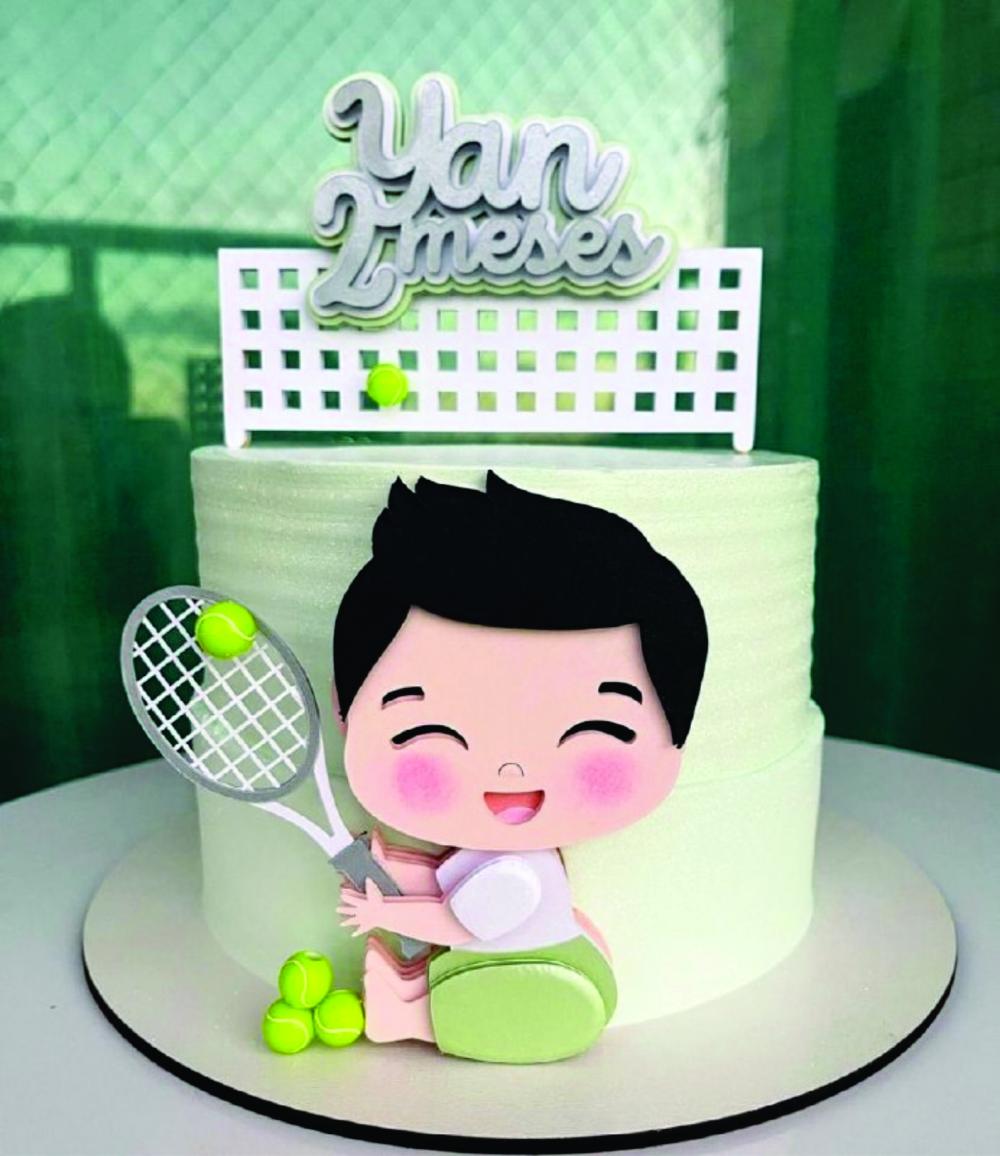 topo de bolo Tênis Menino baby Arquivo de Corte