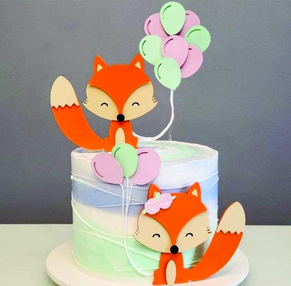 Topo de Bolo Rapozinha Arquivo de Corte