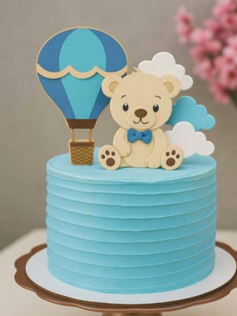 Topo de bolo ursinho baby