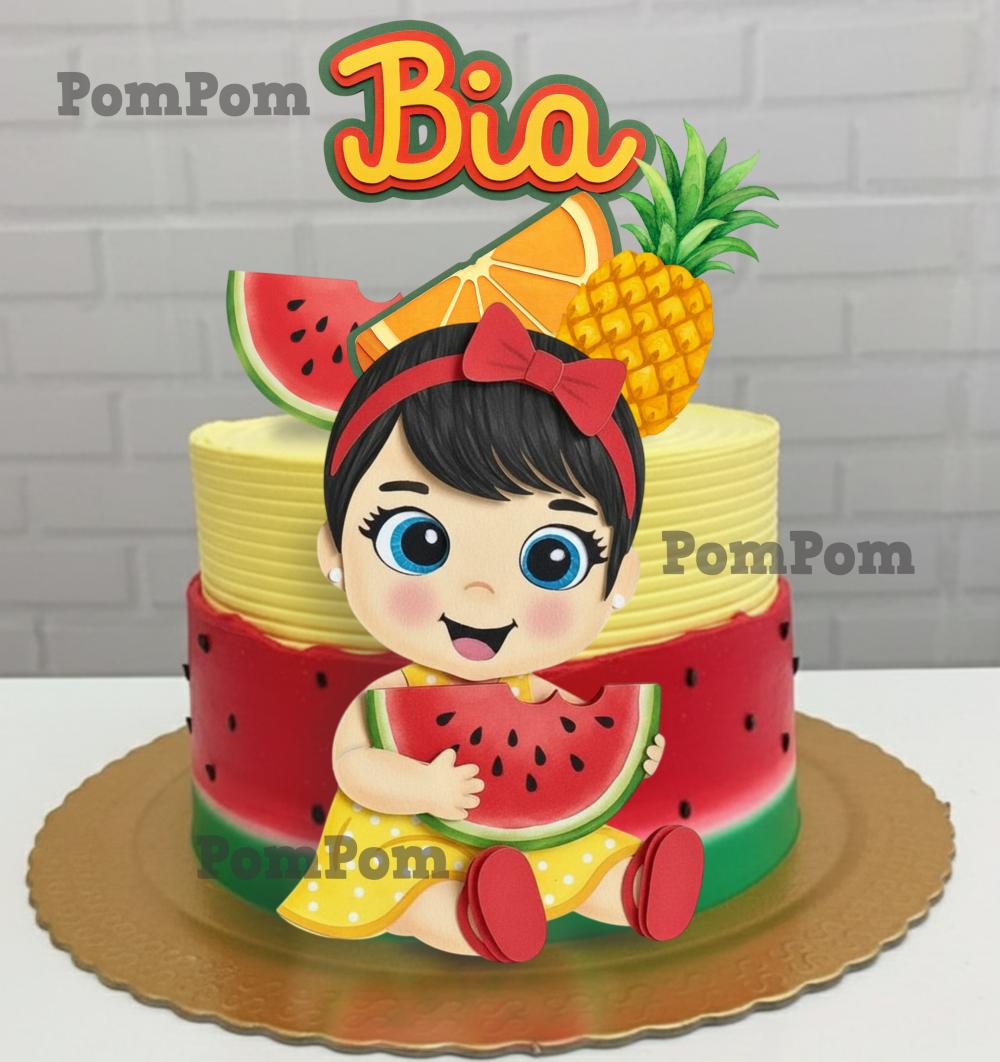 Topo de Bolo Magali Arquivo de Corte Silhouette