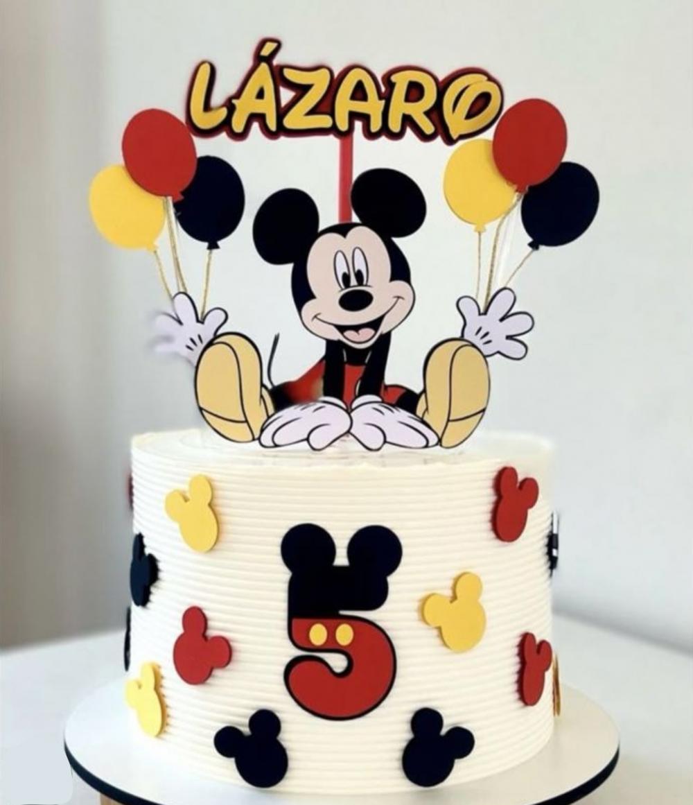 Topo de bolo mickey menino baby arquivo Silhouette