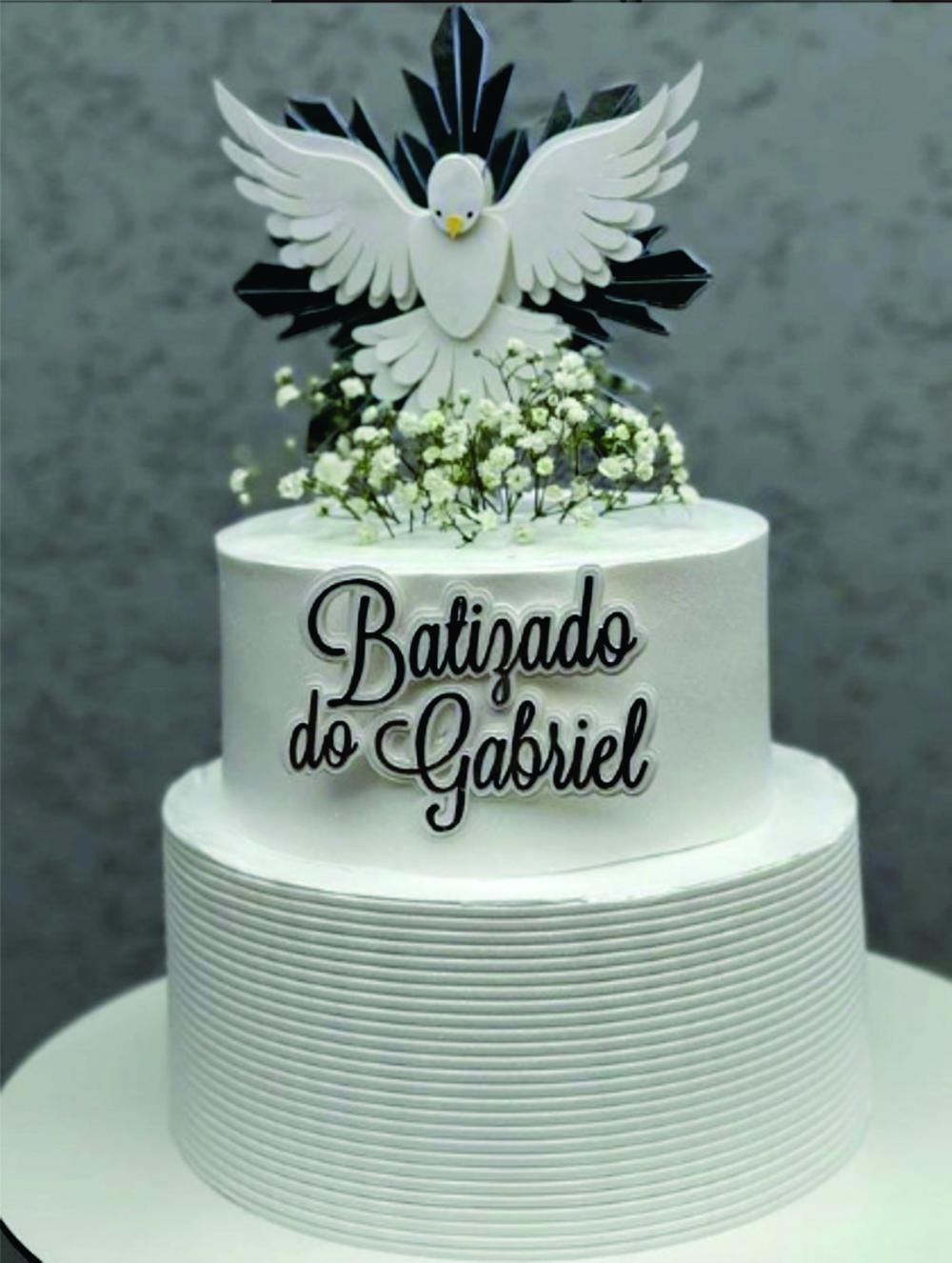 Topo de Bolo batismo