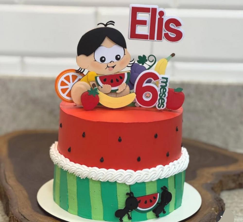 Topo de Bolo Magali Arquivo de Corte Silhouette