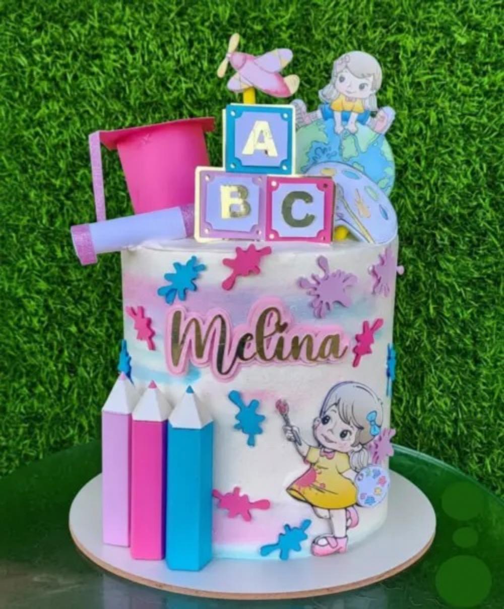 Arquivo de Corte Topo de Bolo Formatura ABC