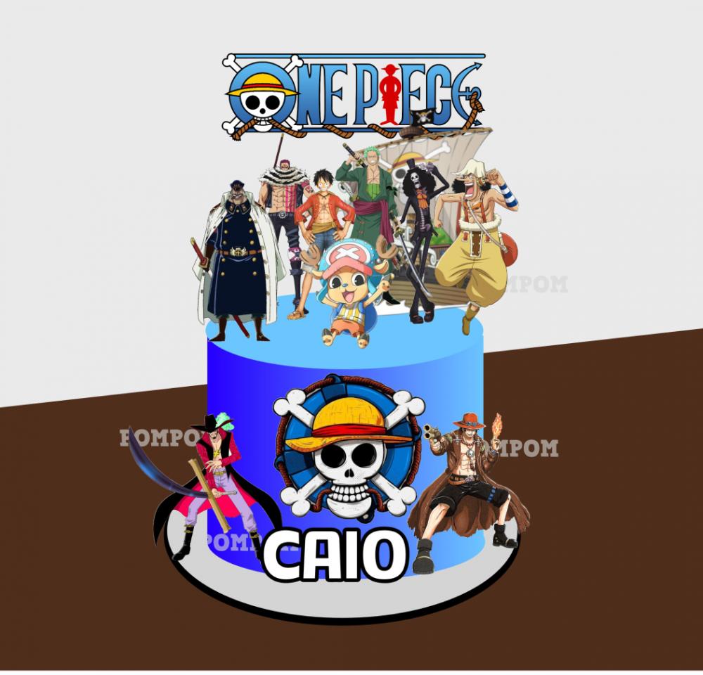 Topo de bolo one piece