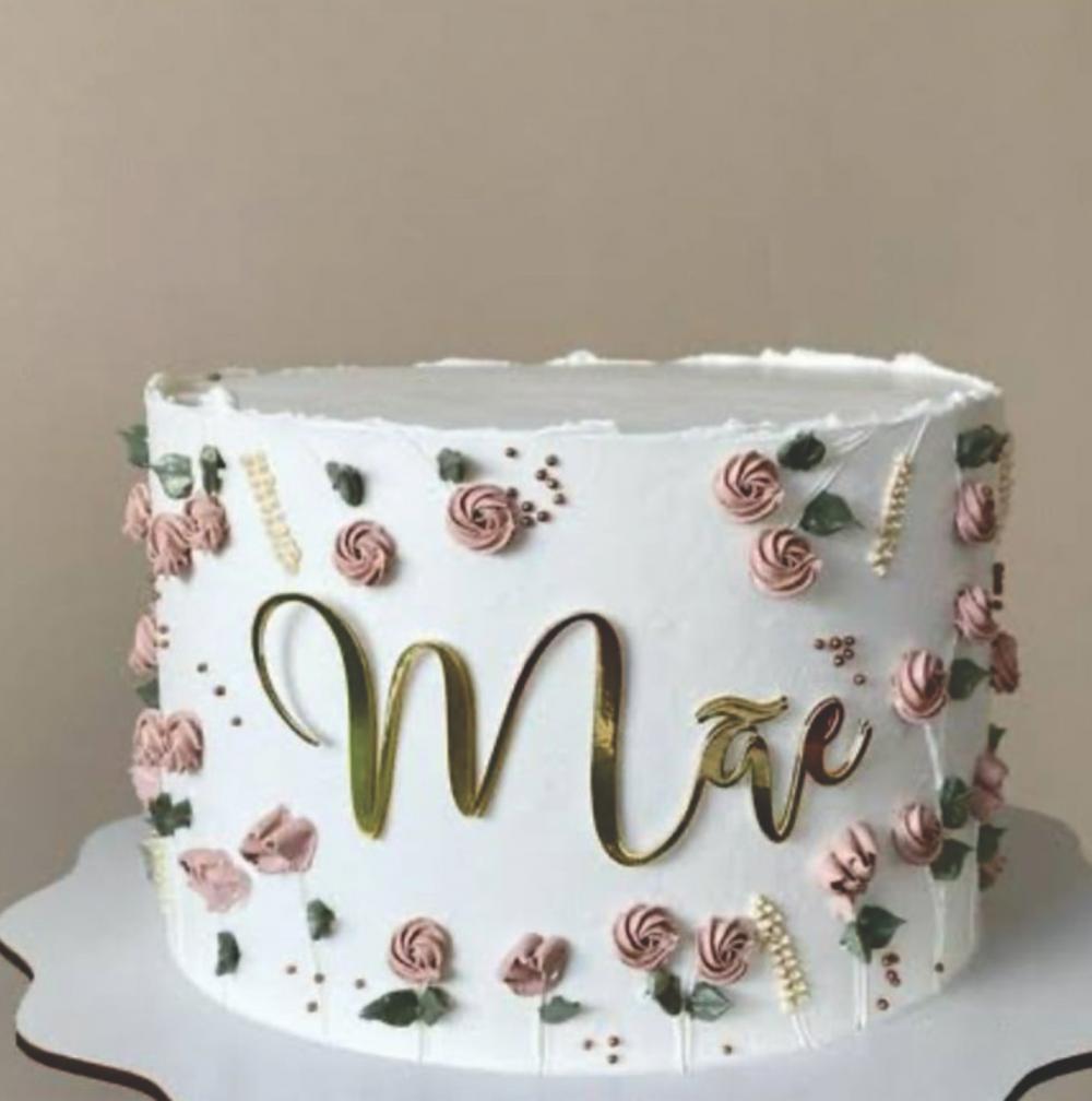 Topo de Bolo Dias Das Mães