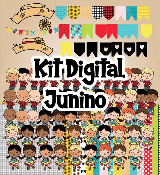 Kit Digital Junino Caipiras