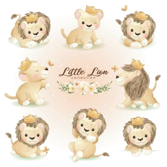 Kit Digital Leão Baby Imagens Png