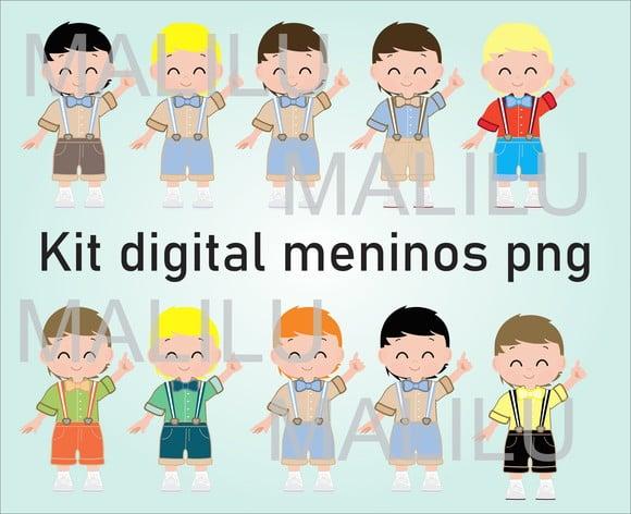 Kit Digital Meninos
