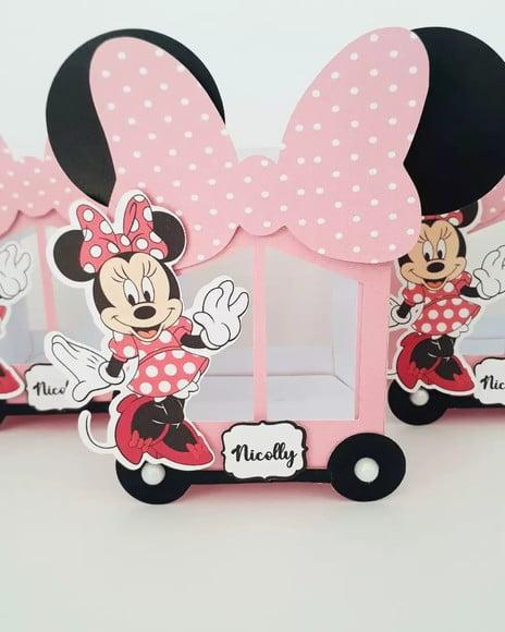 LEMBRANCINHA MINNIE ROSA-MIMOS PERSONALIZADOS
