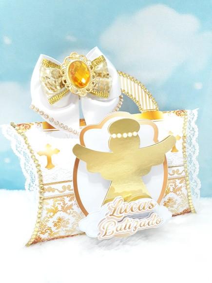 Personalizados Batismo dourado Arquivo de corte