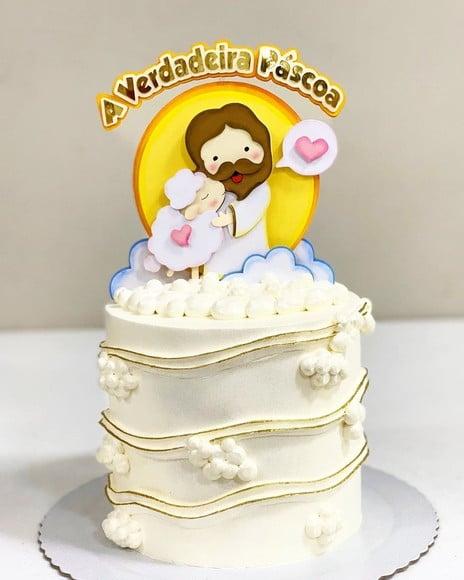 Topo de Bolo a Verdadeira Páscoa