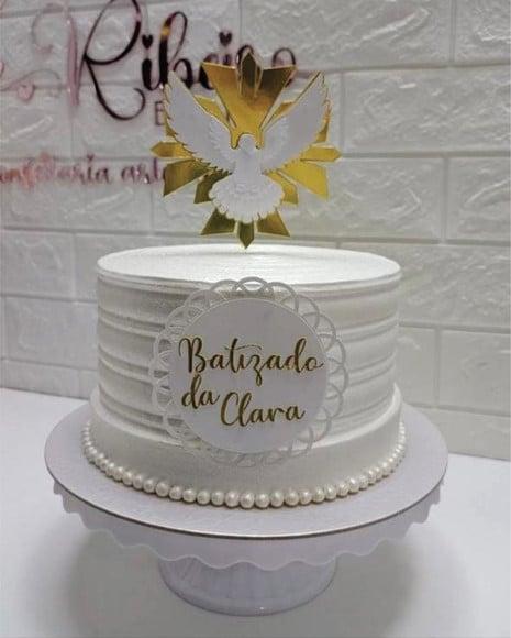 Topo de Bolo Batismo