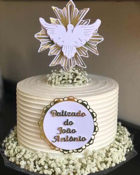 Topo de Bolo Batismo
