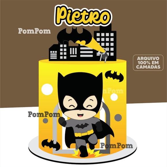 Topo de Bolo Batman Baby