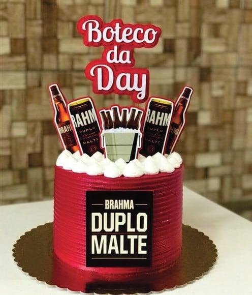 Topo de bolo boteco arquivo de corte