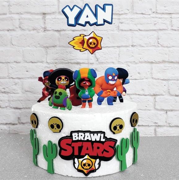 Topo de Bolo Brawl Stars Arquivo de Corte