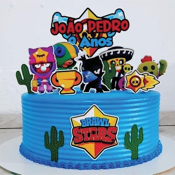 Topo de Bolo Brawl Stars Arquivo de Corte