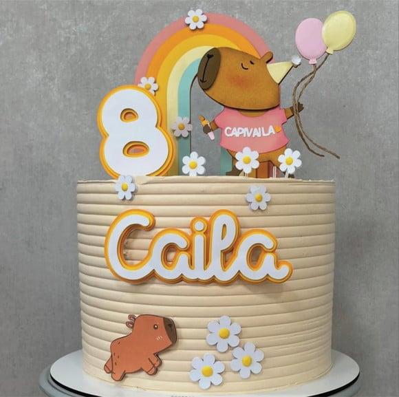 Topo de Bolo Capivara