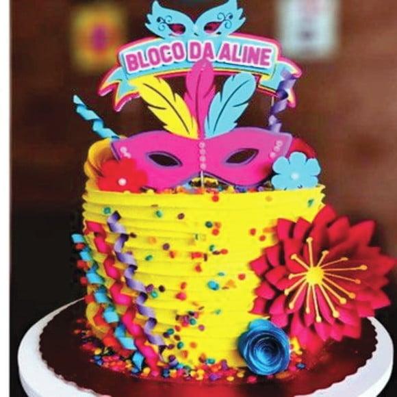 Topo de Bolo Carnaval Arquivo de Corte