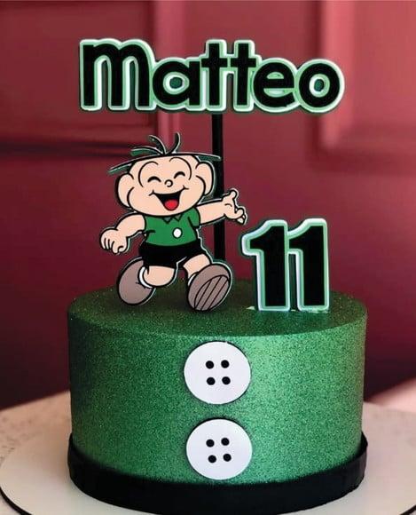 Topo de Bolo Cebolinha