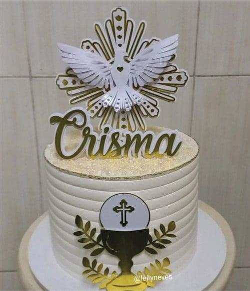 Topo de Bolo Crisma