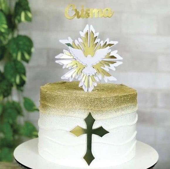 Topo de Bolo Crisma