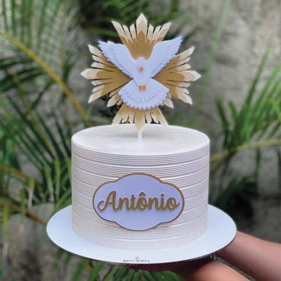 Topo de Bolo Divino Espirito Santo