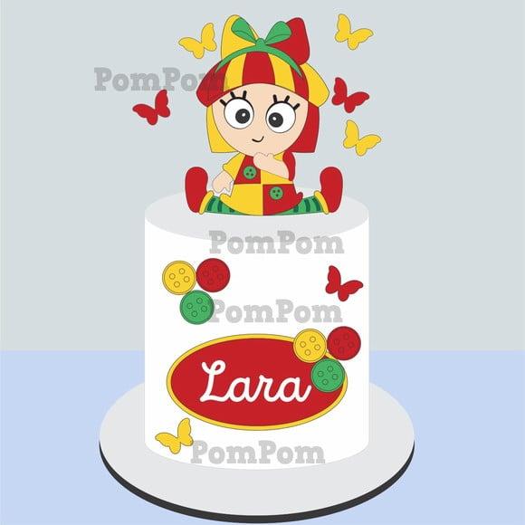 Topo de Bolo Emília Sitio do Picapau Amarelo