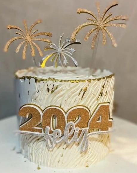 Topo de Bolo Feliz 2024