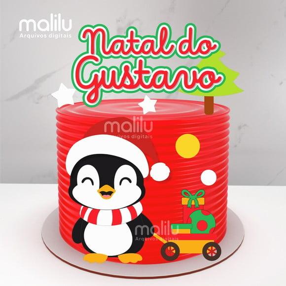 Topo de Bolo Feliz Natal
