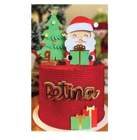 Topo de Bolo Feliz Natal Mesversário