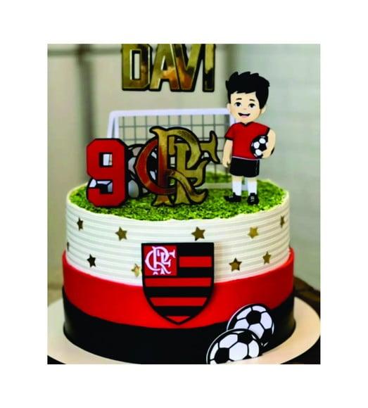 Topo de Bolo Flamengo