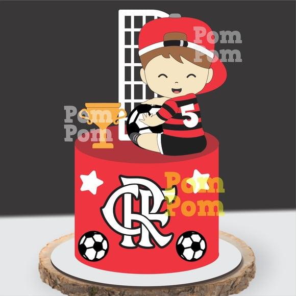 Topo de Bolo Flamengo