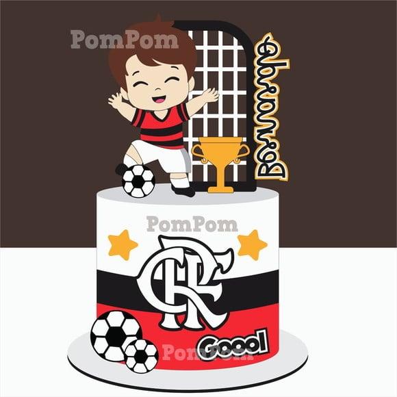 Topo de Bolo Flamengo