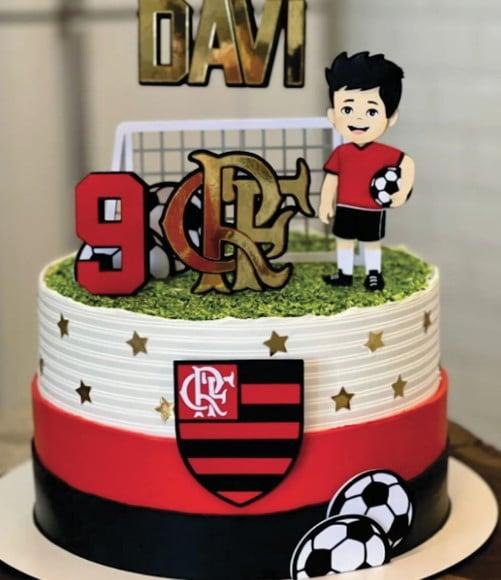 Topo de Bolo Flamengo Arquivo de Corte
