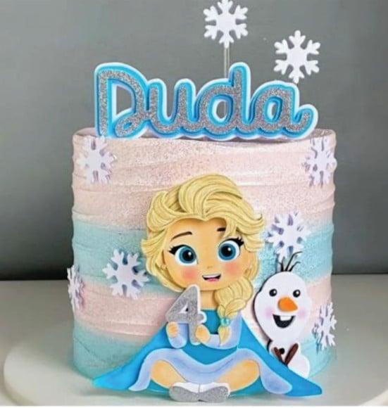 Topo de Bolo Frozen
