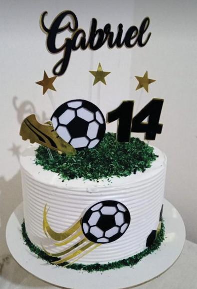 Topo de Bolo Futebol