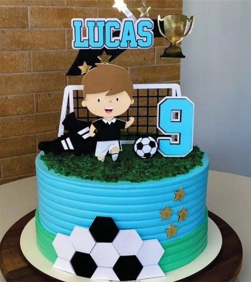 Topo de Bolo Futebol Arquivo de Corte