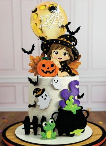 Topo de Bolo Halloween