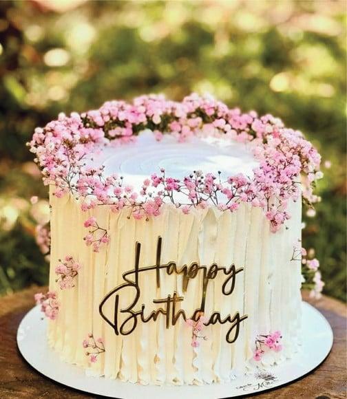 Topo de Bolo Happy Birthday