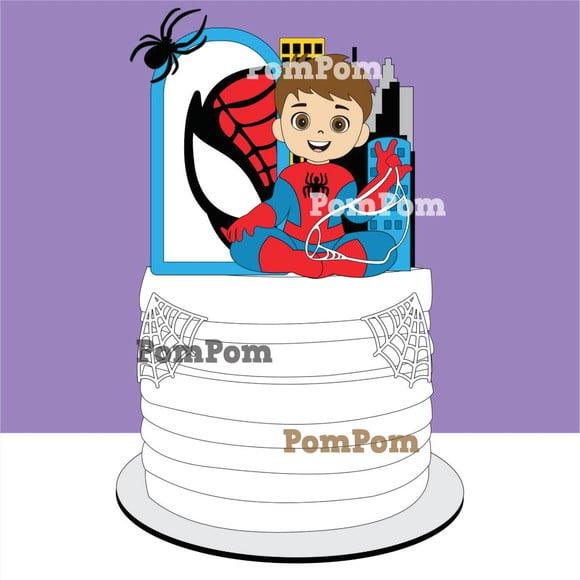 Topo de Bolo Homem Aranha
