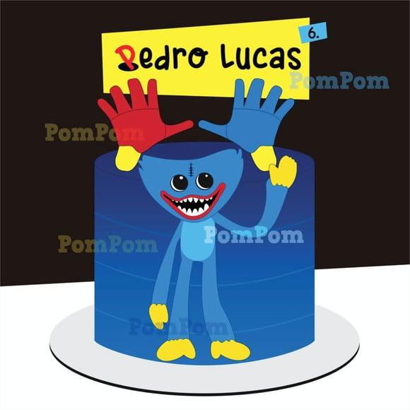 Topo de Bolo Huggy Wuggy