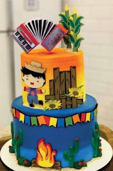 Topo de Bolo Junino Festa Junina Arquivo de Corte