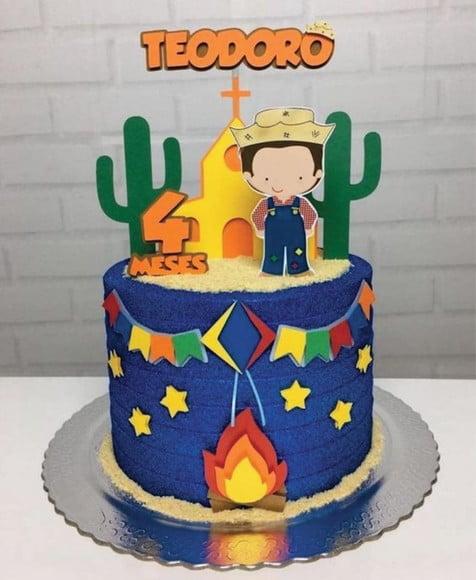 Topo de Bolo Junino Festa Junina Arquivo de Corte