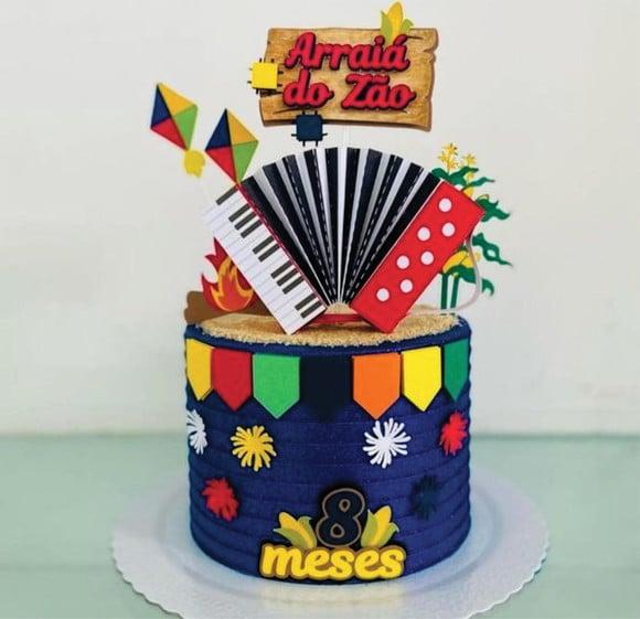 Topo de bolo junino festa junina arquivo de corte