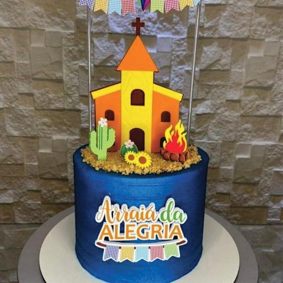 Topo de Bolo Junino Festa Junina Arquivo de Corte