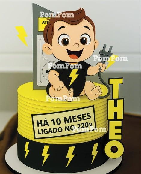 Topo de Bolo Ligado nos 220