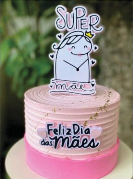Topo de Bolo Mãe